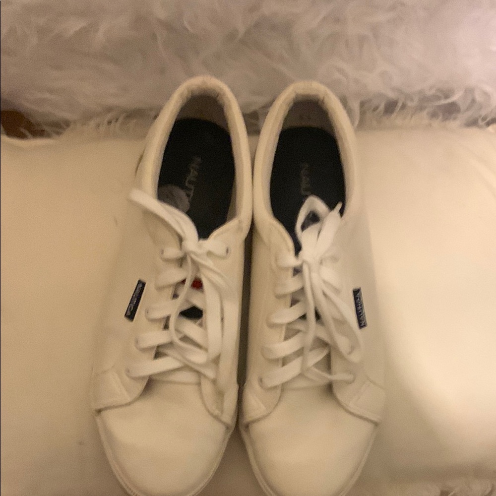 Nautica Cream Lace-Up‎ Sneakers